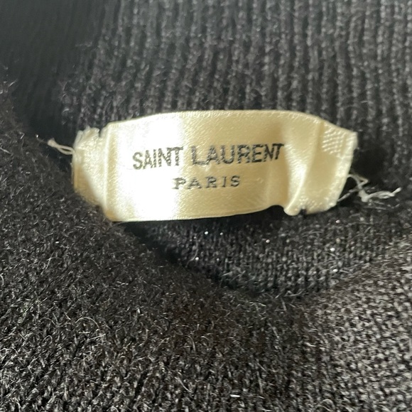 Saint Laurent Musical Note Jacquard Mohair Swtr - Picture 12 of 13